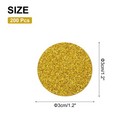 200pcs Round Confetti Glitter Confetti Table Decor 1 2x1 2inch gold