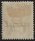 Jamaica Qv 1890 Official Scott   3  1d  Carmine Rose  Mhr  Vf Centering    a5884c