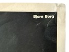 Vintage Bjorn Borg Fila Trophy Tennis Poster 80s