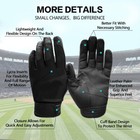 Adult Baseball Batting Gloves 1 Pair  Excellent Grip  Durability   Breathability