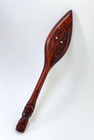Vintage Maori Tiki Carved Hoe Paddle Terewa Kerekere New Zealand Tribal Art