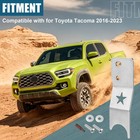 For Toyota Tacoma 2016-2023 Stainless Steel Pickup Tailgate Anti-theft Lock Cnc