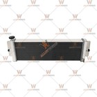 Aluminum 2row Front Mount Chargecooler Air To Water Intercooler Heat Exchanger