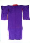 Japanese Silk Houmongi Kimono Taisho Showa Purple Crane Hand Painted Landscape