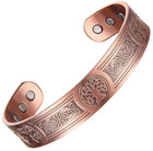 Copper Magnetic Bracelet Tree Of Life - Arthritis Pain Relief Energy Hobo Chic