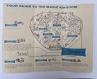 Vtg 1961 Welcome To Disneyland Guide Map Trifold Brochure Original Park Pamphlet