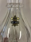 French Decanter 4 Chamber Cordial Spirits Bottle Barware Blown Glass Fait Main