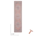 Washable Runner Rug Hallway Carpet   2x8ft Stain Resistant Entryway No Crease