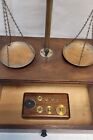 Vintage Balance Beam Scale With Weight Set