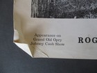 Vtg 1960s Roger Mews  Country Singer Star Records Signed Photo  Auto