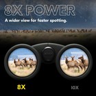 Nikon Prostaff P3 8x42 Binoculars Waterproof Fogproof Hd Bird Watching Camping
