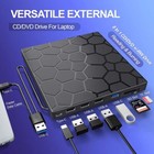 Slim External Cd Dvd Drive Usb 3 0 Disc Player Burner Writer For Laptop Mac Pc