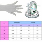 Stunning Princess Cut Cz Stainless Steel Wedding Ring Band Set Women s Size 6-10