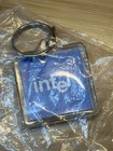 Vintage Intel Pentium Processor Cpu Acrylic Keychain - New In Plastic Bag