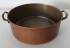 Vintage O d i Solid Copper Confiture Pot W brass Handles- Made In Korea - 7 