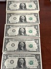 Bank Strap Bundle One Hundred 2021 Series Consecutive  1 Federal Reserve Notes