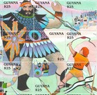 Guyana Scott 2651 Vf Mnh Miniature Sheet 1992 David And Goliath 