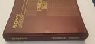 Sony Service Division  Technical Digest  Brown 3 Ring Binder  Vintage