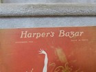  vintage November 1920 Harper s Bazar Magazine Erte Cover Art Deco Fashions L3