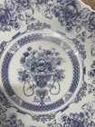 Honorine By Arcopal France Dinner Plates 10 75    Blue   White Vintage
