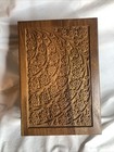 Cremation Urn For Ashes 9    Carved Wooden Dog Cat Pet Memorial Keepsake Box