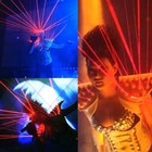 3-in-1performance Party Nightclub Show Dj Power Laster Shoulder Glove Glasses