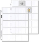  25  20 Pocket Coin 2x2 2 X 2 Album Binder Pages 