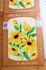 Vintage Waterslide Decal Lot Meyercord X 118-b Flower Tulip Rub-on Butterfly Bee