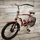1950s Red Siebert Bicycle Kids Bike Juvenile Hard Tire Antique