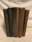 Lot Of 5 Antique Vintage School Books English Psychology Music 1922-1927 Old