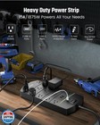 Power Strip superdanny 5000 Joules Surge Protector With 13 Ac Outlets 2 Usb-a