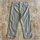 Vintage 1950s Hercules Mountain Cloth Gusset Crotch Work Trousers Sz 37x30