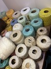 Huge Large Lot Crochet Thread Weaving Embroidery Knitting Bedspread Spools