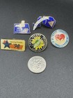 Vintage Lapel Pin Lot Of 5 Michigan North Dakota Hawaii Nurses Election Official