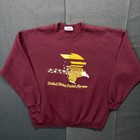 Vintage Usps United States Postal Service Crewneck Sweatshirt Size Xxl Usa Made