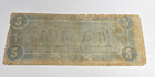 1864 Confederate States Of America  5 Five Dollars - Civil War Note