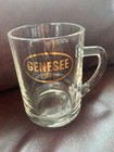 Vintage Genesee Beer Glass Clear Mug Gold Logo - Original Rochester  Ny Brewery 
