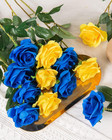 10pcs Silk Roses Artificial Flowers Fake Rose For Arrangement Wedding Party Home