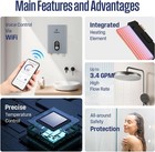 Westinghouse 14kw Tankless Water Heater Electric Smart Wifi Control For Shower