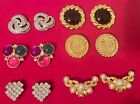 Lot Of 6 Vintage Gold Silver Tone Shoe Clip Sets 4 Signed Bluette Made In Usa