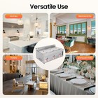 3-pan Propane Gas Food Warmer Restaurant Tabletop Desktop Countertop Steam Table