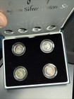 United Kingdom Silver Proof Pattern Collection 4 Coin Set Cased 2004