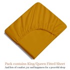 Bedding 100  Cotton Fitted Sheet 400 Thread Count 15  Deep Pockets Soft   Sil   