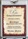 -bojack Horseman- Wendie Malick Signed autograph auto Certified Tv Cartoon Card