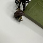 Vintage Toy Stove Green Tan Child s Metal Oven