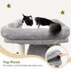 70  Cat Tree Tower With Hammock Scratching Post Condo Multi Level Gray