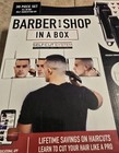 Barber Shop In A Box 30 Pc Complete Home Haircut Men Cordless Hair Clippers Kit
