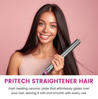 Ceramic Hair Iron  ta-2340   1 Inch  Hair Straightener And Curling Iron  Adjusta