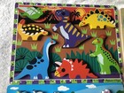 4 Melissa   Doug Wooden Puzzles  2 With Sound  Pegs Chunky Dinos House Mickey 