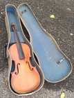 Vintage Antique 4 4 Stradivarius Copy Husk Early 1900 s  Rebuilt In 1976